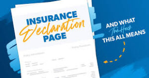 What Is an Insurance Declaration Page?